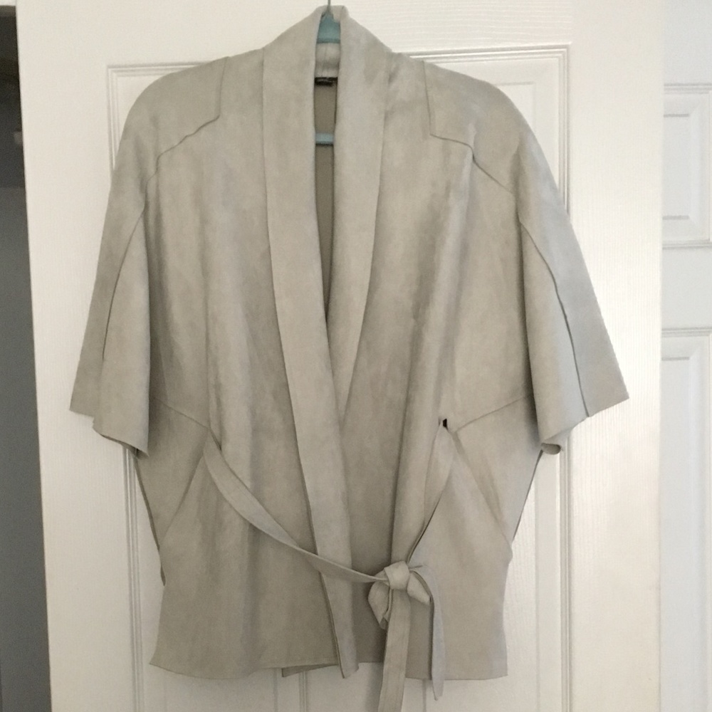 Faux Suede Jacket
